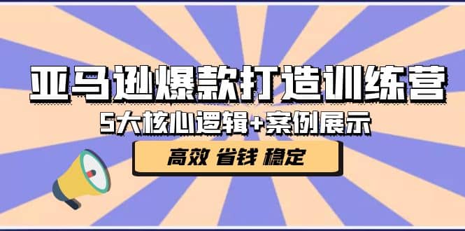 亚马逊爆款打造训练营:5大核心逻辑 案例展示 打造爆款链接 高效 省钱 稳定-布谷屋免费网赚资源网