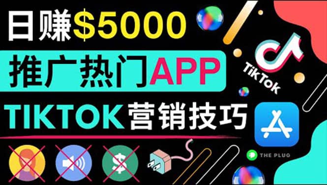 无需露脸,无需录音,无需投资,TIKTOK上传短视频,最高日入5000美元-布谷屋免费网赚资源网