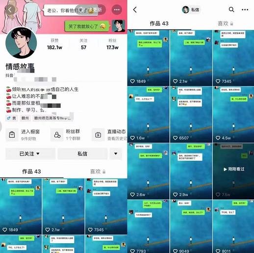 情感故事对话号教学，手机操作，吸粉能力超强的起号思路，值得学习-布谷屋免费网赚资源网
