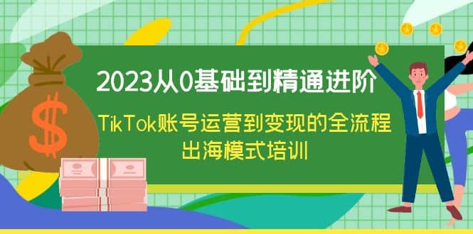 2023从0基础到精通进阶，TikTok账号运营到变现的全流程出海模式培训-布谷屋免费网赚资源网