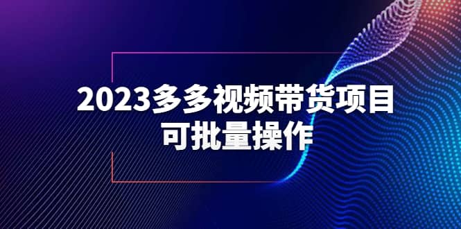 2023多多视频带货项目，可批量操作【保姆级教学】-布谷屋免费网赚资源网