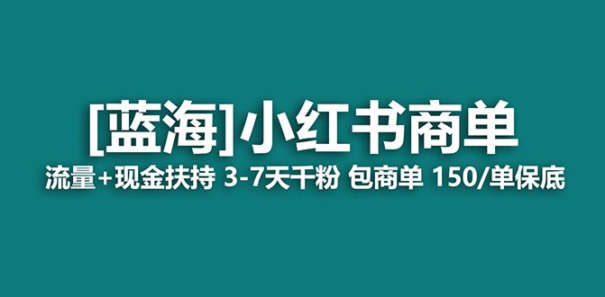 【蓝海项目】小红书商单项目，7天就能接广告变现，稳定一天500+保姆级玩法-布谷屋免费网赚资源网