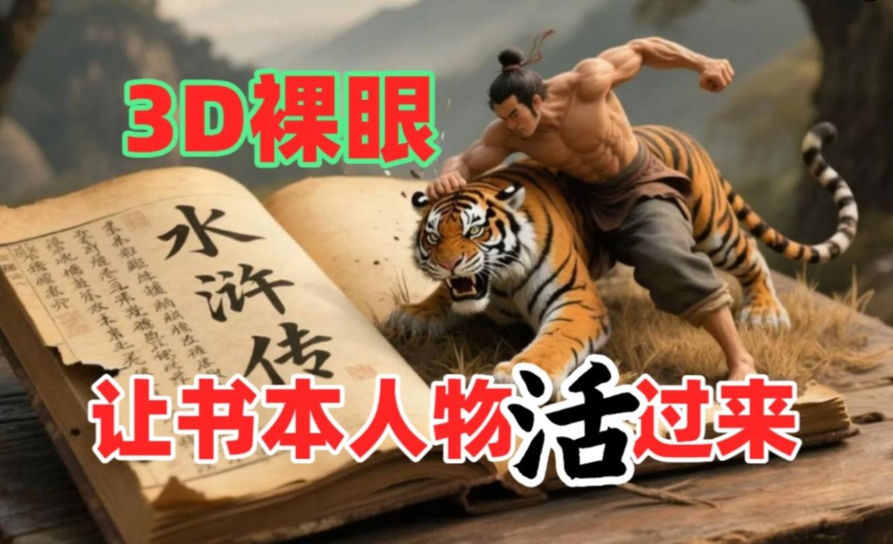 书本人物裸眼3D视频，一条视频收益过千，保姆级教程-布谷屋免费网赚资源网