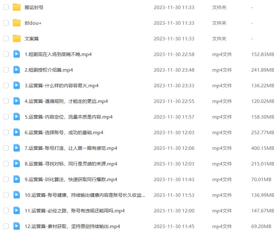 图片[5]-外面收费1980的短剧推广运营，可长期，正规起号，单作品收入5000+-布谷屋免费网赚资源网