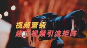 视频精准引流矩阵打造，帮助新手建立涨粉系统！【视频课程】-布谷屋免费网赚资源网