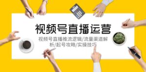 视频号直播运营，视频号直播推流逻辑/流量渠道解析/起号攻略/实操技巧-布谷屋免费网赚资源网