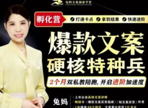 兔妈·爆款文案硬核特种兵孵化营，实现了每个月2000-30000 的副业增收-布谷屋免费网赚资源网