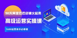 【90天阿里巴巴店铺火起来】高级运营实操课，1688运营高手必修课-布谷屋免费网赚资源网