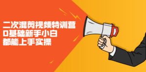 二次混剪视频特训营,0基础新手小白都能上手实操,两天开干-布谷屋免费网赚资源网