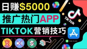 无需露脸,无需录音,无需投资,TIKTOK上传短视频,最高日入5000美元-布谷屋免费网赚资源网