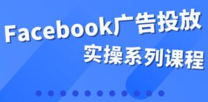 百万级广告操盘手带你玩Facebook全系列投放:运营和广告优化技能实操-布谷屋免费网赚资源网