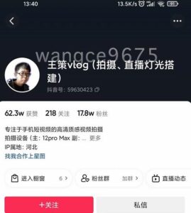 王策VLOG个人短视频经验分享课，教你拍摄视频，​从发光，拍摄，软件，让你豁然开朗-布谷屋免费网赚资源网