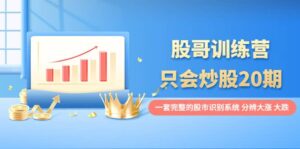 股哥训练营·只会炒股20期:一套完整的股市识别系统,分辨大涨、大跌-布谷屋免费网赚资源网