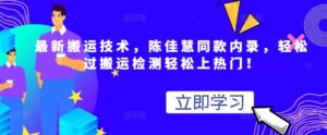 最新搬运技术视频替换，陈佳慧同款内录，轻松过搬运检测轻松上热门！-布谷屋免费网赚资源网