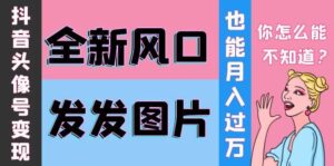 抖音头像号变现0基础教程-布谷屋免费网赚资源网