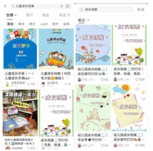 副业拆解：儿童成长档案虚拟资料变现副业，一条龙实操玩法（教程+素材）-布谷屋免费网赚资源网