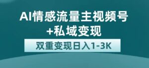 最新AI情感流量主掘金+私域变现,日入1K,平台巨大流量扶持-布谷屋免费网赚资源网