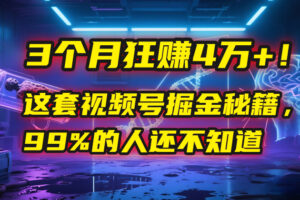 3个月,4万+!这是我最近在视频号刚拿到的结果。-布谷屋免费网赚资源网