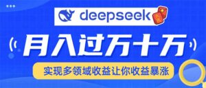 2025年最火项目DeepSeek玩法-布谷屋免费网赚资源网