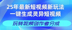 25年视频号新玩法 一键生成AI爆款机器人视频,单日轻松变现四位数-布谷屋免费网赚资源网
