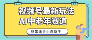 2025年副业独家秘籍!视频号老年AI养生赛道惊现神技,零门槛搬运,日进斗金 1000+-布谷屋免费网赚资源网