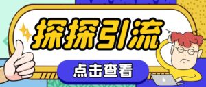 探探色粉引流必备神器多功能高效引流,解放双手全自动引流【引流脚本+使…-布谷屋免费网赚资源网
