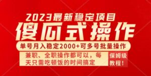 傻瓜式无脑项目 单号月入稳定2000+ 可多号批量操作 多多视频搬砖全新玩法-布谷屋免费网赚资源网